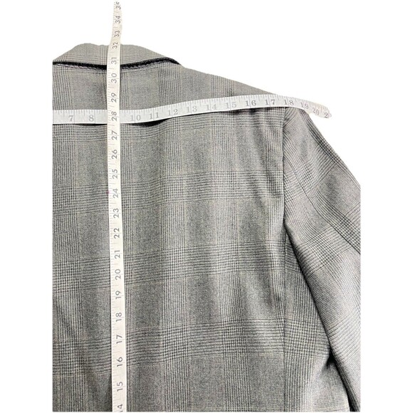 H. Freeman & Son Glen Plaid Black Gray Blazer Jacket Men 40R Wool Sport Coat - Picture 12 of 12